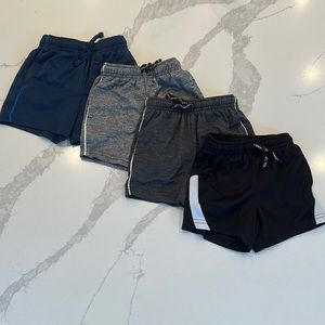 Jumping beans active boys shorts. Size 18 months. Four pair.